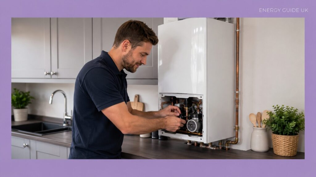 Engineer inspection to determine boiler service costs
