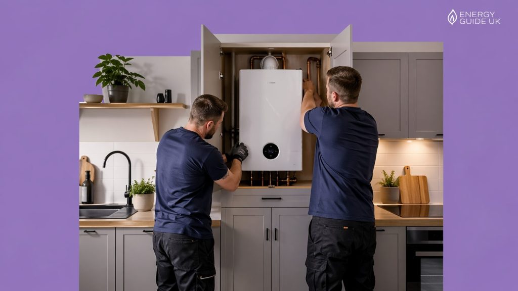 Boiler installation after comparing BOXT boiler prices