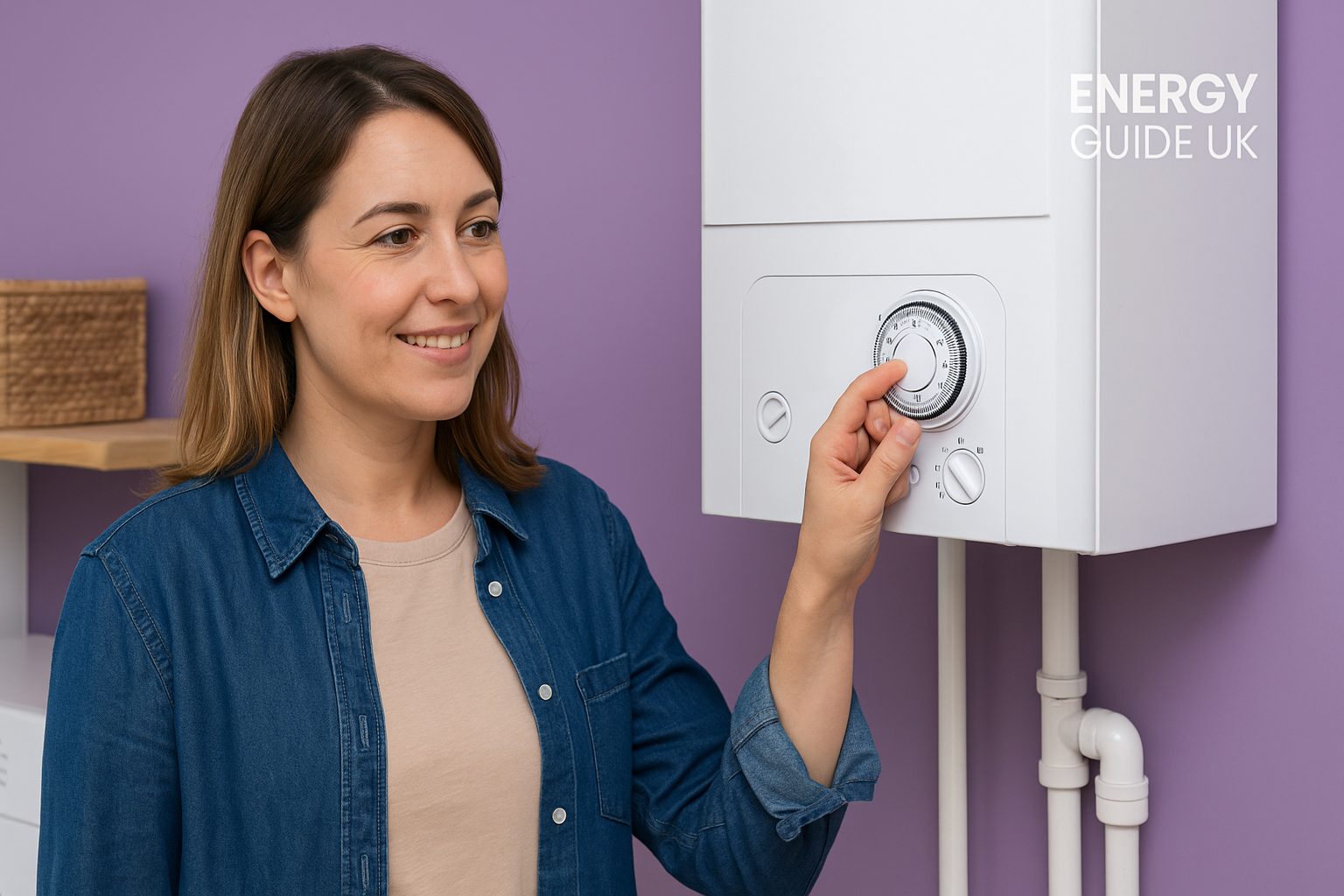 Homeowner trying to fix the timer on a boiler Homeowner trying to fix the timer on a boiler