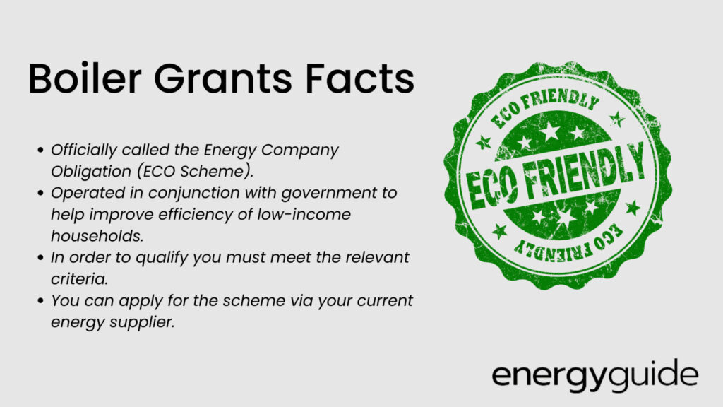 Facts on who qualifies for a boiler grant and how to apply