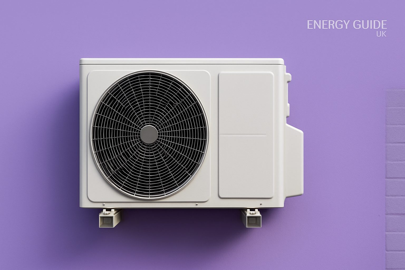 Split system air source heat pump