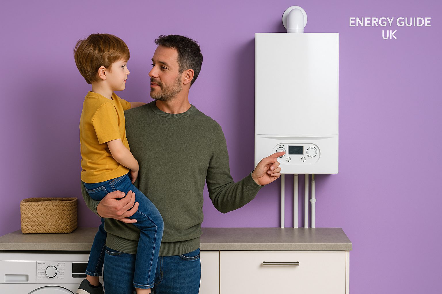 homewner checking one of the best boilers for a 2-bedroom house Best boiler for a 2-bedroom house