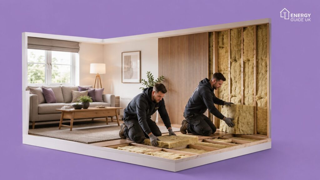 Installing insulation through the eco grant scheme